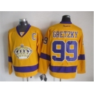 nhl jerseys los angeles kings #99 wayne gretzky yellow