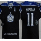 nhl los angeles kings #11 kopitar black(A patch)