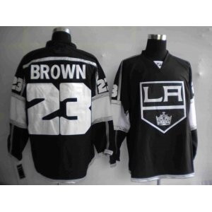 nhl los angeles kings #23 brown black
