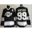 nhl los angeles kings #99 gretzky black