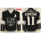 Women's Los Angeles Kings #11 Anze Kopitar Black Home Stitched NHL Jersey