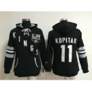 women nhl jerseys los angeles kings #11 kopitar black[pullover hooded sweatshirt]