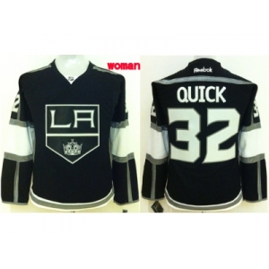 women nhl jerseys los angeles kings #32 quick black