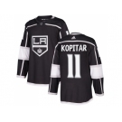 Youth Adidas Los Angeles Kings #11 Anze Kopitar Black Home Authentic Stitched NHL Jersey