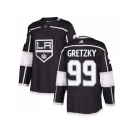 Youth Adidas Los Angeles Kings #99 Wayne Gretzky Black Home Authentic Stitched NHL Jersey