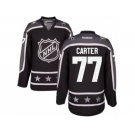 Youth Reebok Los Angeles Kings #77 Jeff Carter Authentic Black Pacific Division 2017 All-Star NHL Jersey