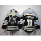 youth nhl jerseys los angeles kings #11 kopitar black-grey[pullover hooded sweatshirt][patch A]