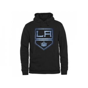 Los Angeles Kings Black Rinkside Pond Hockey Pullover Hoodie