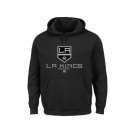 Los Angeles Kings Majestic Black Big & Tall Critical Victory Pullover Hoodie