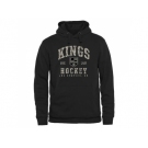 Men's Los Angeles Kings Black Camo Stack Pullover Hoodie