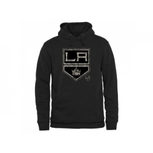 Men's Los Angeles Kings Black Rink Warrior Pullover Hoodie