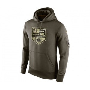 nhl jerseys los angeles kings nike green salute to service[pullover hooded sweatshirt]