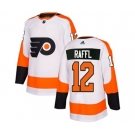 Adidas Philadelphia Flyers #12 Michael Raffl Authentic White Away NHL Jersey