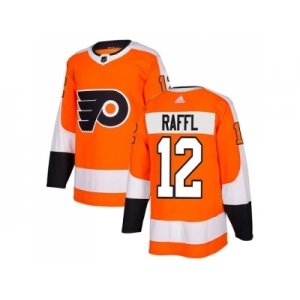 Adidas Philadelphia Flyers #12 Michael Raffl Orange Home Authentic Stitched NHL Jersey