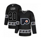 Adidas Philadelphia Flyers #20 Taylor Leier Authentic Black Team Logo Fashion NHL Jersey