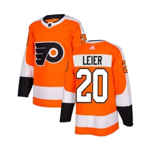 Adidas Philadelphia Flyers #20 Taylor Leier Authentic Orange Home NHL Jersey