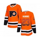 Adidas Philadelphia Flyers #23 Brandon Manning Authentic Orange Drift Fashion NHL Jersey