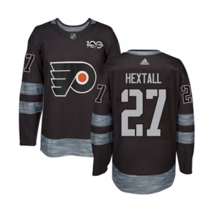 Adidas Philadelphia Flyers #27 Ron Hextall Authentic Black 1917-2017 100th Anniversary NHL Jersey