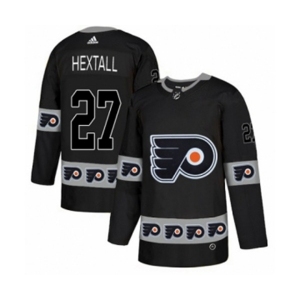 Adidas Philadelphia Flyers #27 Ron Hextall Authentic Black Team Logo Fashion NHL Jersey