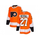 Adidas Philadelphia Flyers #27 Ron Hextall Orange Home Authentic Stitched NHL Jersey