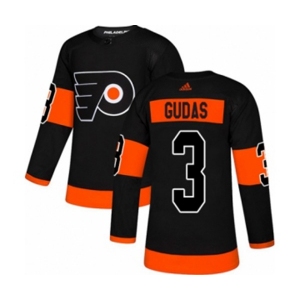 Adidas Philadelphia Flyers #3 Radko Gudas Authentic Black Alternate NHL Jersey