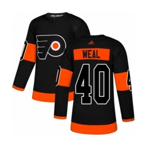 Adidas Philadelphia Flyers #40 Jordan Weal Authentic Black Alternate NHL Jersey