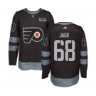 Adidas Philadelphia Flyers #68 Jaromir Jagr Premier Black 1917-2017 100th Anniversary NHL Jersey