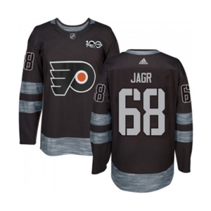 Adidas Philadelphia Flyers #68 Jaromir Jagr Premier Black 1917-2017 100th Anniversary NHL Jersey