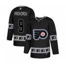 Adidas Philadelphia Flyers #9 Ivan Provorov Authentic Black Team Logo Fashion NHL Jersey