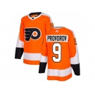 Adidas Philadelphia Flyers #9 Ivan Provorov Orange Home Authentic Stitched NHL Jersey