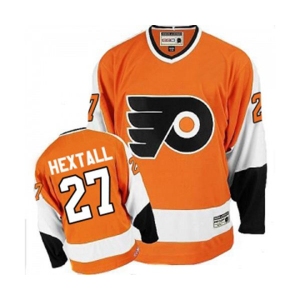 CCM Philadelphia Flyers #27 Ron Hextall Premier Orange Throwback NHL Jersey