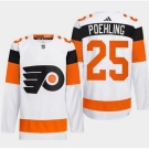 Men Philadelphia Flyers #25 Ryan Poehling White 2024 Stadium Series Stitched Jersey