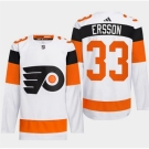 Men Philadelphia Flyers #33 Samuel Ersson White 2024 Stadium Series Stitched Jersey