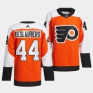 Men Philadelphia Flyers #44 Nicolas Deslauriers 2023-24 Orange Stitched Jersey