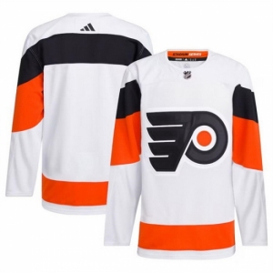 Men Philadelphia Flyers Blank White 2024 Stadium Series Stitched Jersey