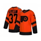 Men's Flyers #37 Brian Elliott Orange 2019 Stadium Series Stitched Hockey Jersey