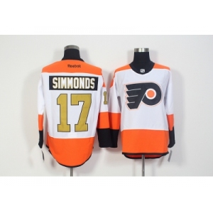 Men's Philadelphia Flyers #17 Wayne Simmonds White 3rd Stitched NHL Jersey