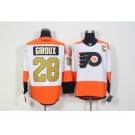 Men's Philadelphia Flyers #28 Claude Giroux White 3rd Stitched NHL Jersey