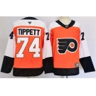 Men's Philadelphia Flyers #74 Owen Tippett Orange 2024 Stitched Jersey