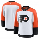 Men's Philadelphia Flyers Blank White 2024-25 Away Stitched Hockey Jersey