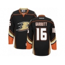 Men's Reebok Anaheim Ducks #16 Ryan Garbutt Premier Black Home NHL Jersey