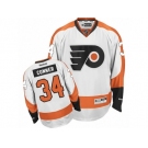 Men's Reebok Philadelphia Flyers #34 Chris Conner Authentic White Away NHL Jersey