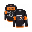 Men's Reebok Philadelphia Flyers #35 Steve Mason Authentic Black 2017 Stadium Series NHL Jersey