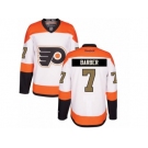 Men's Reebok Philadelphia Flyers #7 Bill Barber Authentic White 3rd NHL Jersey