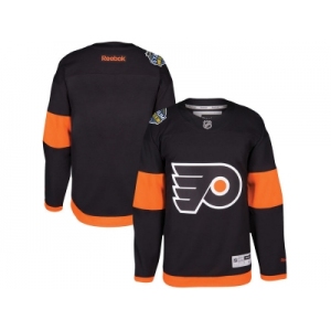 Men's Reebok Philadelphia Flyers Customized Black 2017 Stadium Series Stitched NHL Jersey