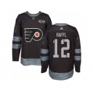 Philadelphia Flyers #12 Michael Raffl Black 1917-2017 100th Anniversary Stitched NHL Jersey