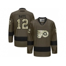 Philadelphia Flyers #12 Michael Raffl Green Salute to Service Stitched NHL Jersey