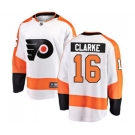 Philadelphia Flyers #16 Bobby Clarke Fanatics Branded White Away Breakaway NHL Jersey