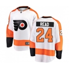 Philadelphia Flyers #24 Matt Read Fanatics Branded White Away Breakaway NHL Jersey