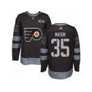 Philadelphia Flyers #35 Steve Mason Black 1917-2017 100th Anniversary Stitched NHL Jersey